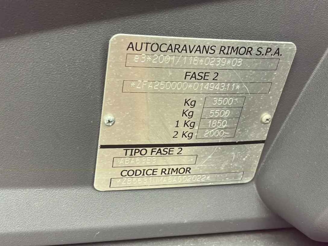 Camping-car FIAT Rimor